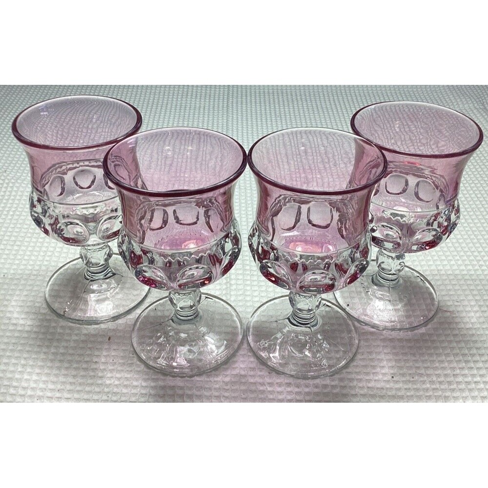 KINGS CRANBERRY GLASSES Set Of 4 Glasses